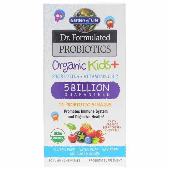 Dr. Formulated Probiotics Organic Kids +, GOL